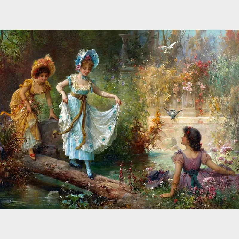 

Алмазные картины 5D "сделай сам", искусственные картины, алмазная вышивка, три сестры, цветы, Набор для вышивки крестиком, инкрустированная Ал...