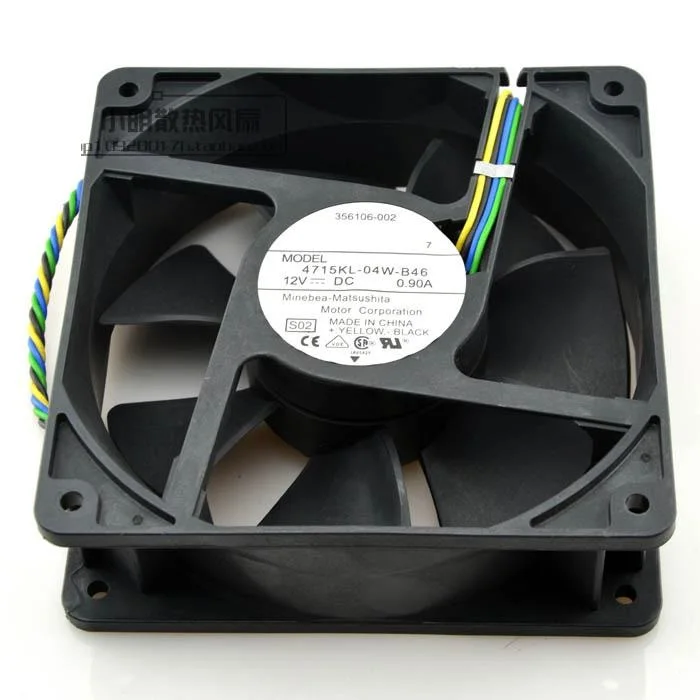 SSEA новый вентилятор охлаждения для NMB 4715KL-04W-B46 12 см 12038 В 0.90A ШИМ двойной шариковый