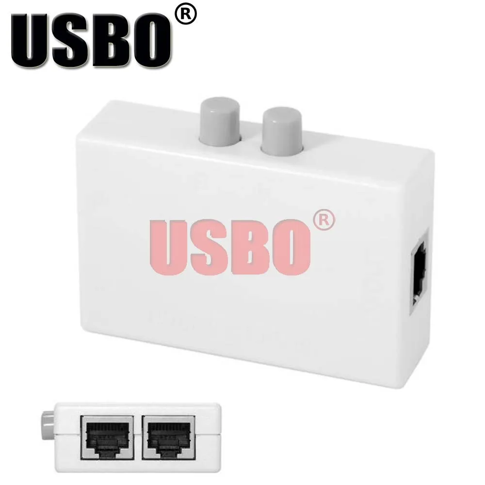 Высококачественный белый сетевой коммутатор UTP CAT5E внутренний и внешний 2 в один