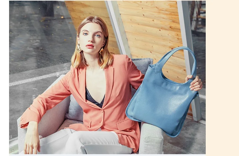Женские сумки из натуральной кожи, Повседневная Сумка-тоут Bolsa Feminina, повседневные Модные ручные сумки для покупок, черная переносная сумка на плечо для женщин