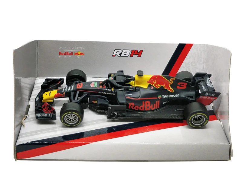 Bburago 1:43 F1 Redbull Team RB14#33 Max Verstappen Diecast гоночный автомобиль