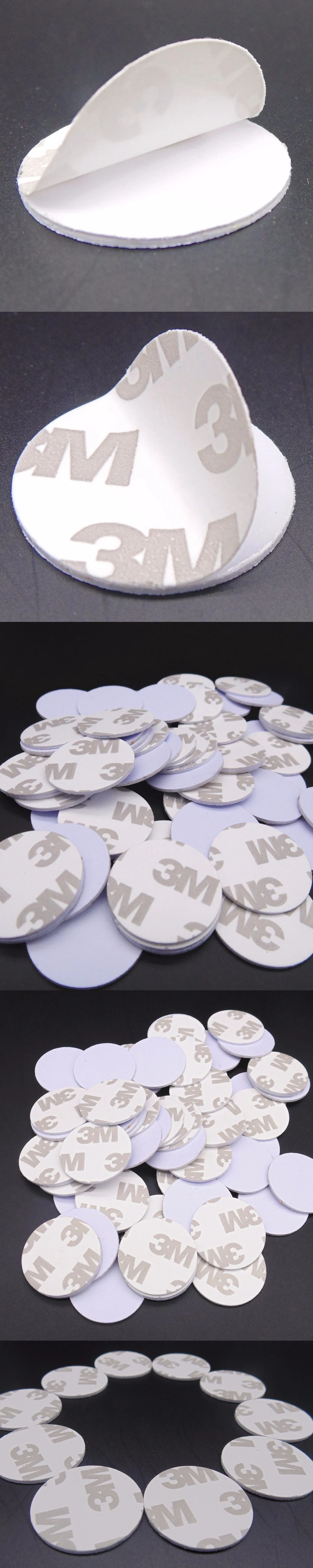 10 шт.) RFID 125 кГц 25 мм T5577 наклейка перезаписываемая клейкая Монета карты бирка для копирования круглой формы ПВХ материал