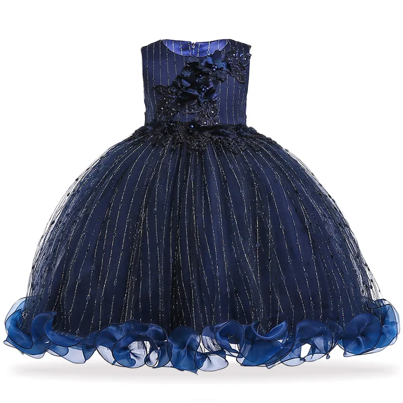 Детские платья для девочек вечерние лето 2019 элегантное платье принцессы