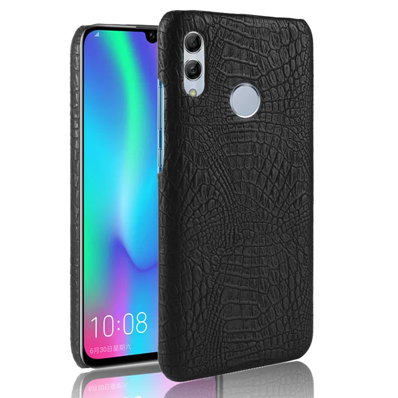 For Huawei Honor 10 Lite phone case 6.21 Hard Luxury PU Leather crocodile Cover 10Lite Honor10Lite |
