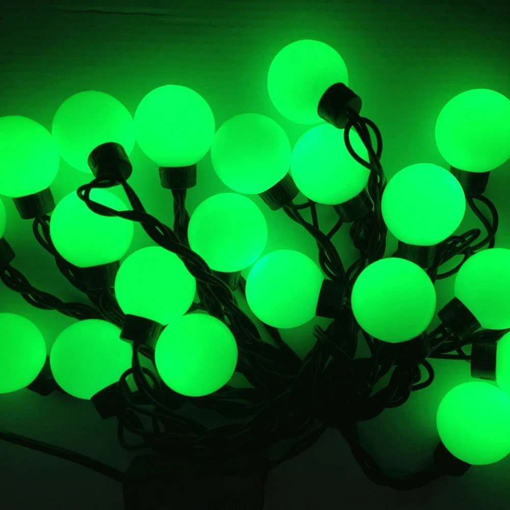 20LED 5 м 17 футов струнные огни диаметр 4 см шар Сказочный свет для вечерние