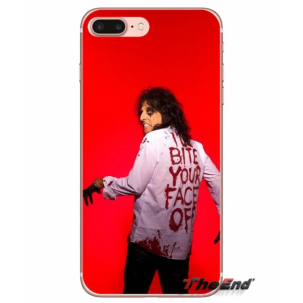 For Xiaomi Redmi 4 3 3S Pro Mi3 Mi4 Mi4i Mi4C Mi5 Mi5S Mi Max Note 2 Heavy metal band Alice Cooper Soft Case | Мобильные телефоны и
