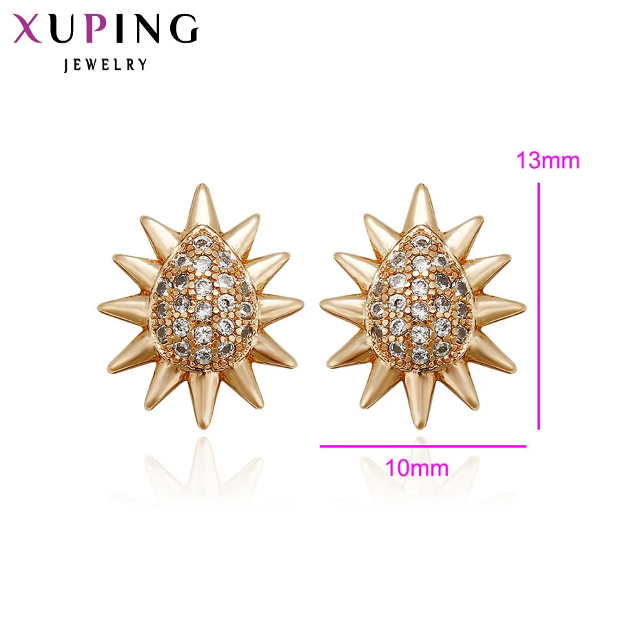 Xuping модные серьги 2018 Новые Модные специальные позолоченные гвоздики ювелирные