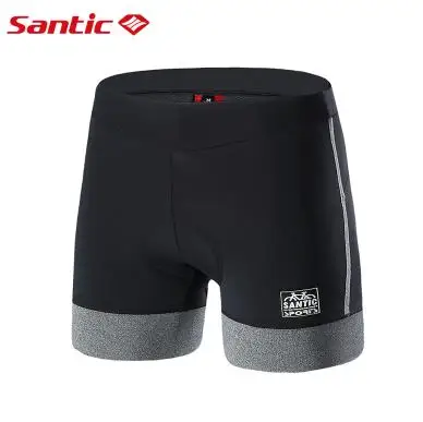 Santic женские велосипедные мягкие шорты Coolmax 4D Pad ударопрочная текстура Луны SANTIC R