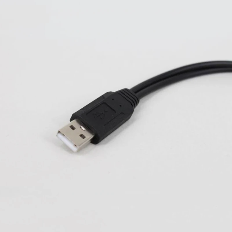 Новый кабель-концентратор USB 2 0 штекер-двойной разъем в 1 прочная Зарядка для