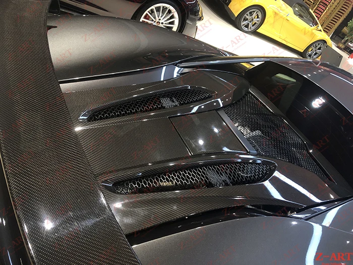 Z-ART углеродного волокна задний спойлер для Mclaren 540 570S заднее крыло 570 GT 4 углерода |