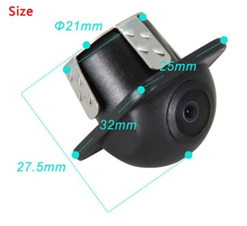 Автомобильная универсальная камера заднего вида с углом обзора 170 градусов