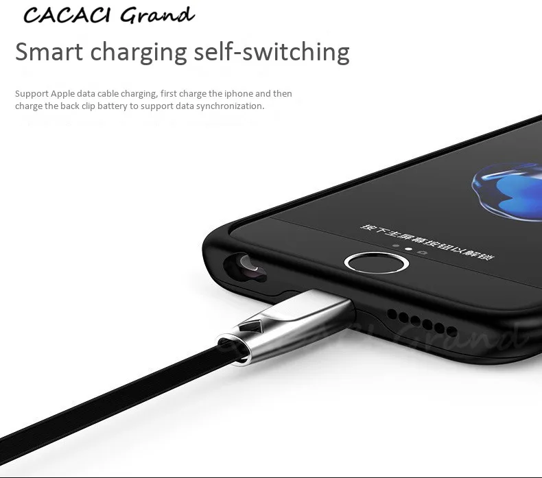 Чехол для зарядки аккумулятора для iPhone 6, 6 s plus, ультра тонкий внешний аккумулятор, запасное зарядное устройство для телефона, чехол для iPhone X, XS, 6, 6 s, 7, 8 Plus, чехол