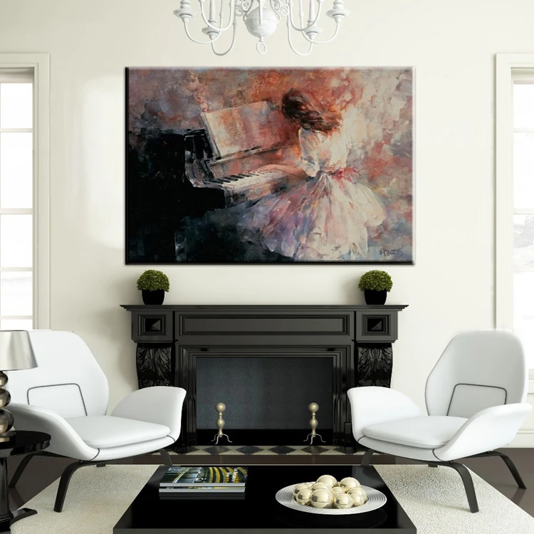 Опытный художник ручная работа высокое качество абстракция красивая девушка