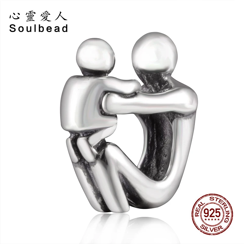 Soulbead серебряные бусины 925 пробы античное Стерлинговое серебро Европейский