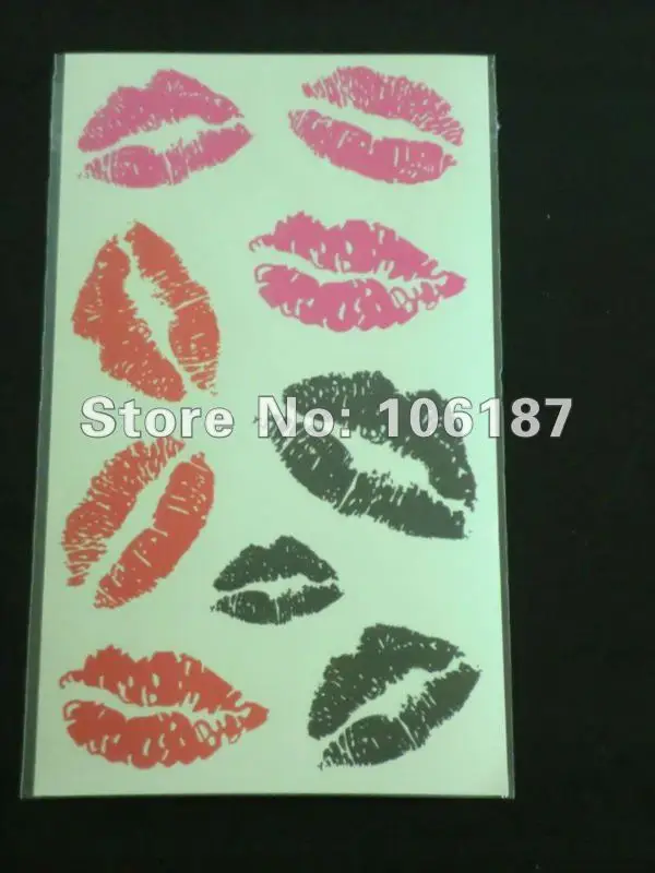 

9.5cm*17cm Many Types For Choice Temporary tattoo stickers waterproof Body Tattoo Stickers 200Pcs