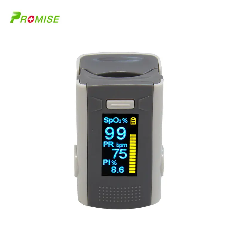 PRO-M110 grey PR+ MISE пальцевой Пульсоксиметр OLED ABS тканевая монитор сердечного ритма - Цвет: PRO-M110 grey