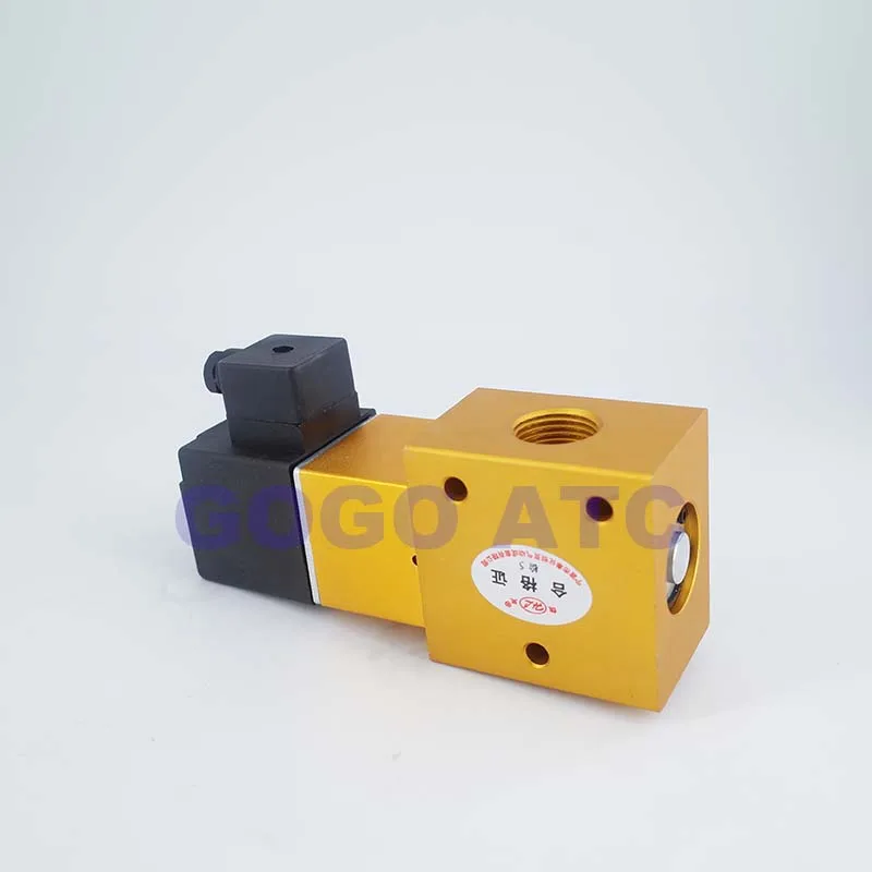 24 бар высокое давление пневматический Соленоидный клапан 1/" 1/2 BSP 24V DC AC220V 3 way 2 позиции 23JD-8/15/P2 выдувная формовочная машина клапан