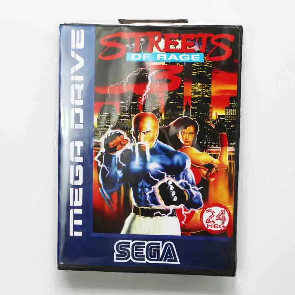 Улицы ярости 3 игры Картридж 16 бит MD карточная игра для Sega Megadrive/Genesis | Электроника
