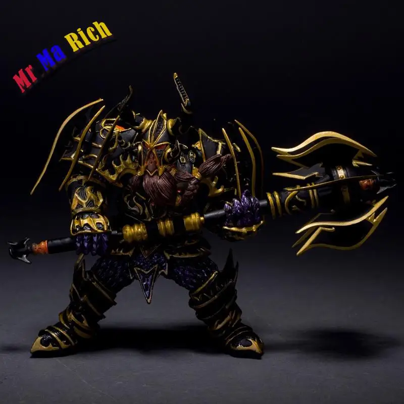 Хит Wow онлайн игра серии 1 Warrior Thargas Anvilmar фигурка ПВХ игрушка (китайский Ver.)|pvc toy|action