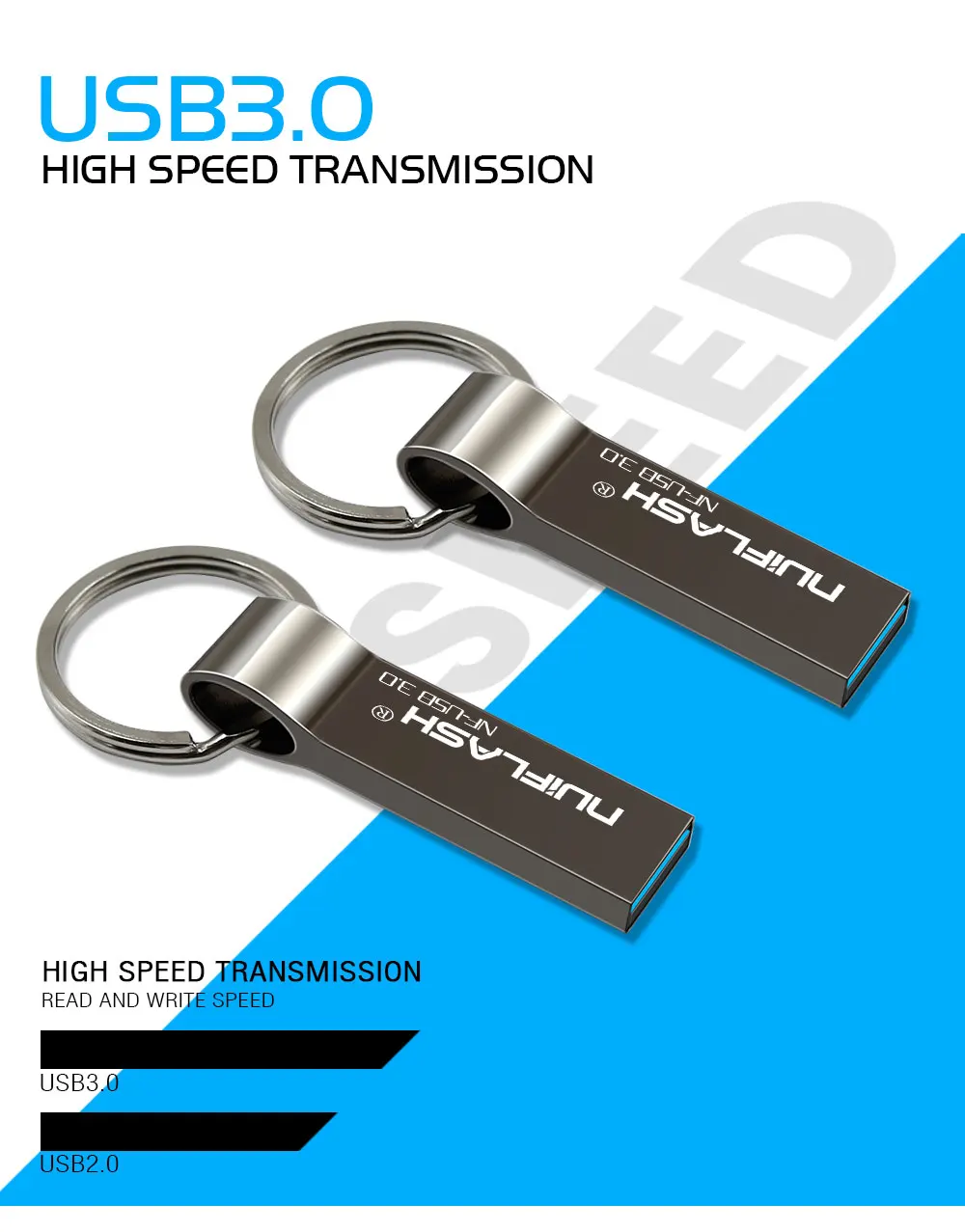 Флеш-накопитель USB 3,0, 64 ГБ, 32 ГБ, USB флеш-накопитель, 16 ГБ, 8 ГБ, флеш-накопитель, USB флешка, водонепроницаемая металлическая Usb флеш-карта, реальная емкость