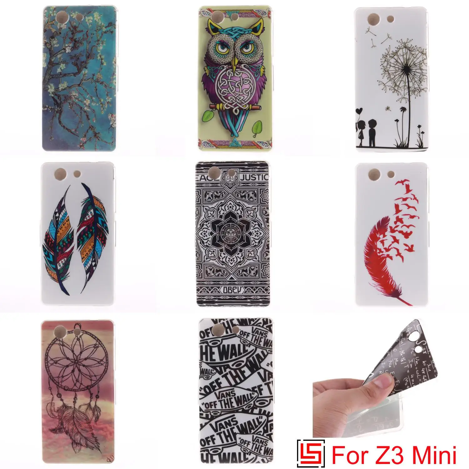 Ultra Thin TPU Silicone Soft Phone Cell Mobile Case coque caso Cover Bag For Sony Xperia Xperi Xpera Experi Z3 Z 3 Compact Mini |