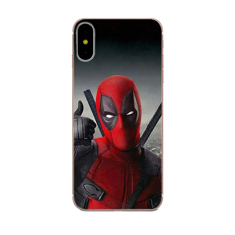 Роскошный чехол для телефона Hero Deadpool Clear Xiaomi Note 3 4 Mi3 Mi4 Mi4C Mi4i Mi5 Mi 5S 5X 6 6X A1 Max Mix 2