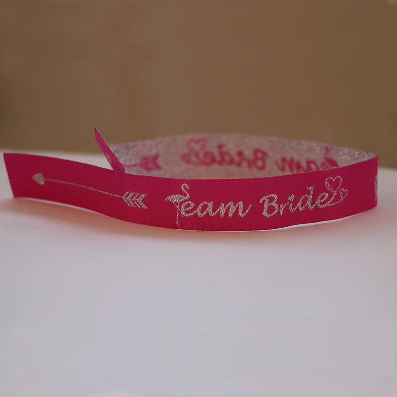 С надписью "Bride To Be" девичник вечерние браслет для невесты команда надпись «Bride Tribe» наручный ремень девичник Свадебные уп Декор IdentificationMark