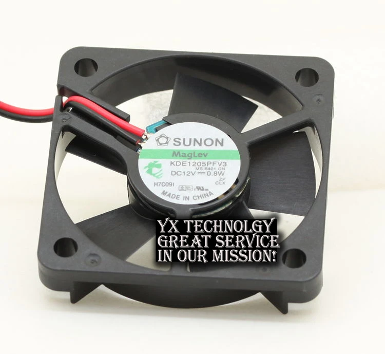 SUNON новое и оригинальное kde1205pfv3 12 В 0.8 Вт 5010 5 см ультра-тихий вентилятор охлаждения 50*50*10 мм