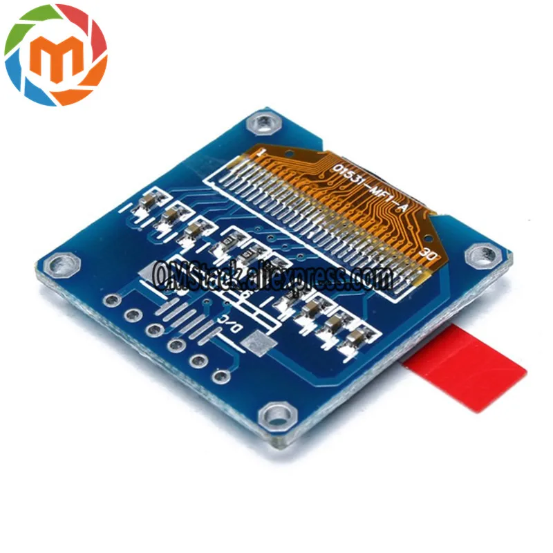 1 шт. 6Pin 0 96 дюймов SPI желтый синий ЖК дисплей модуль для Arduino OLED внутренний привод