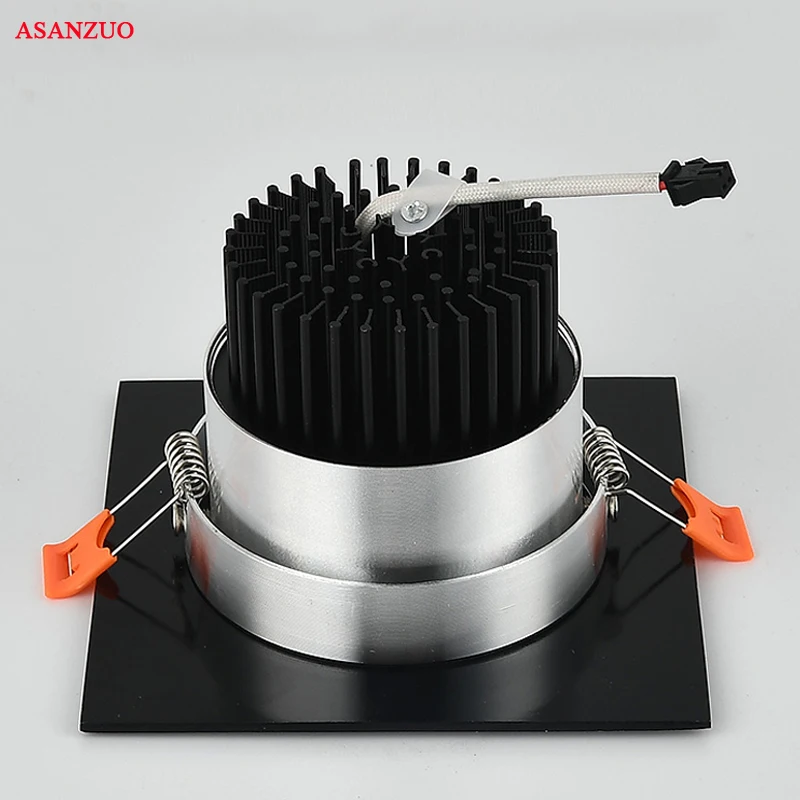 Светодиодные светильники 7W12W AC85 265V квадратный серебристый черный белый