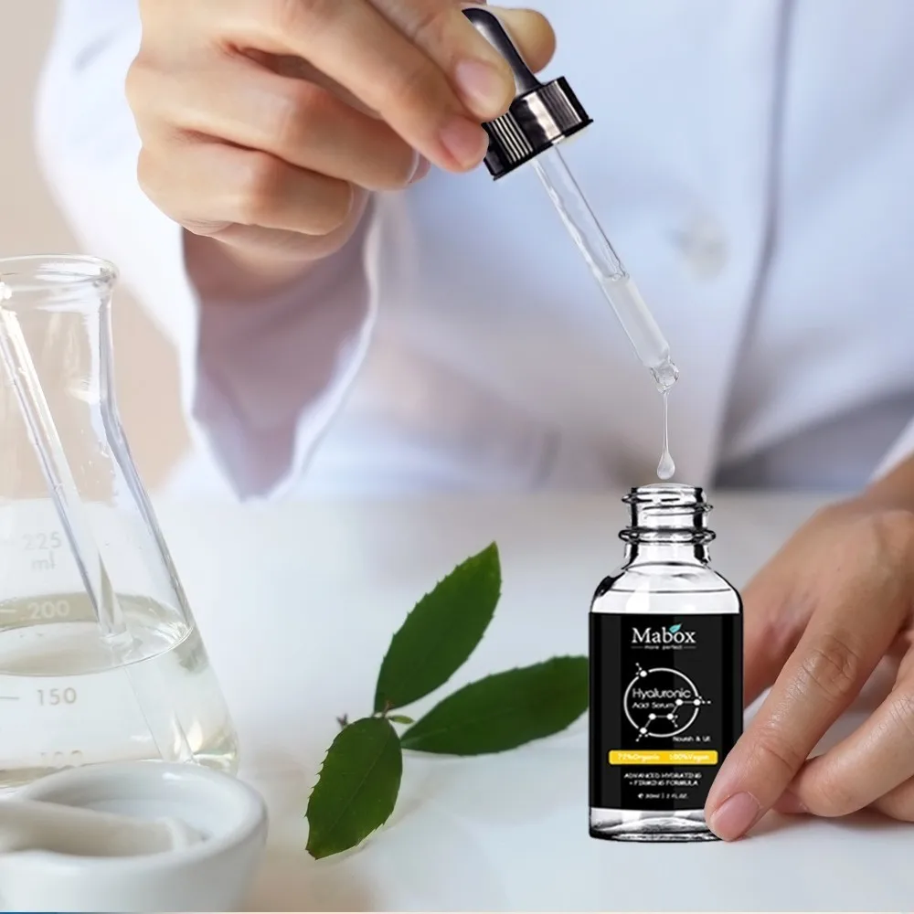 MABOX Hyaluronic Acid Serum+ Vitamin C Serum Anti-Aging Moisturizing Skin Care Firming Treatment Whitening Moisturizing