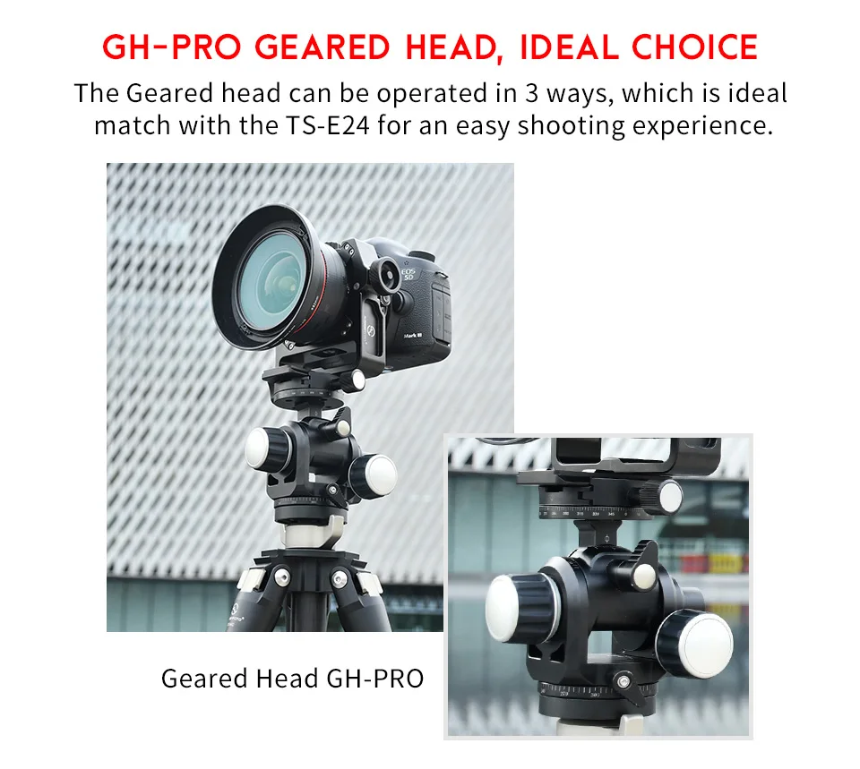 SUNWAYFOTO TS-E24 штатив для камеры Canon DSLR TS-E17 TS-E24 БЫСТРОРАЗЪЕМНАЯ пластина и GH-PRO