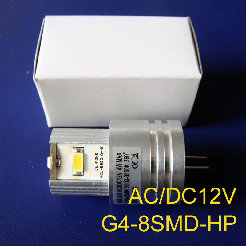 High quality 5630 12V 4W G4 led bulbs, high power 5630 led G4 24V led lamp (free shipping 20pcs/lot)