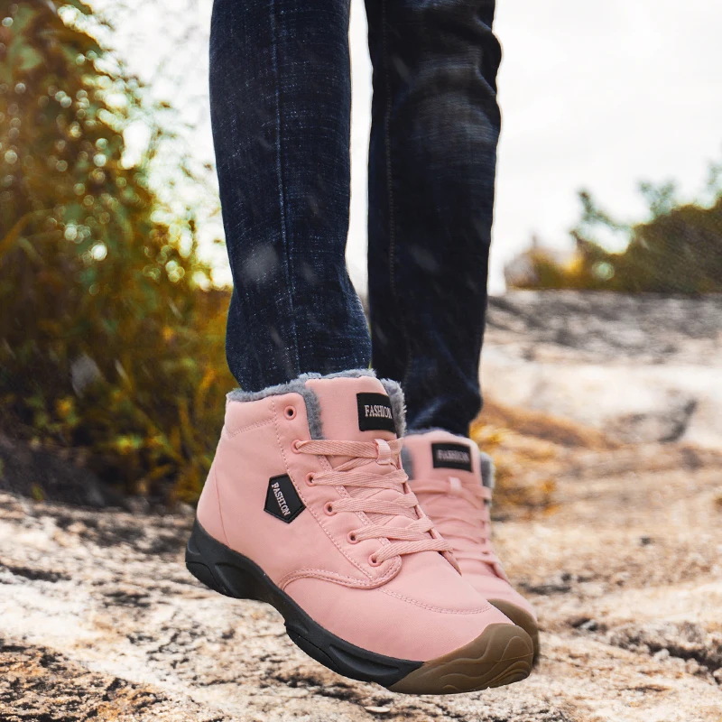 Ботильоны для мужчин кожаные сапоги новые теплые короткие плюшевые Мужская