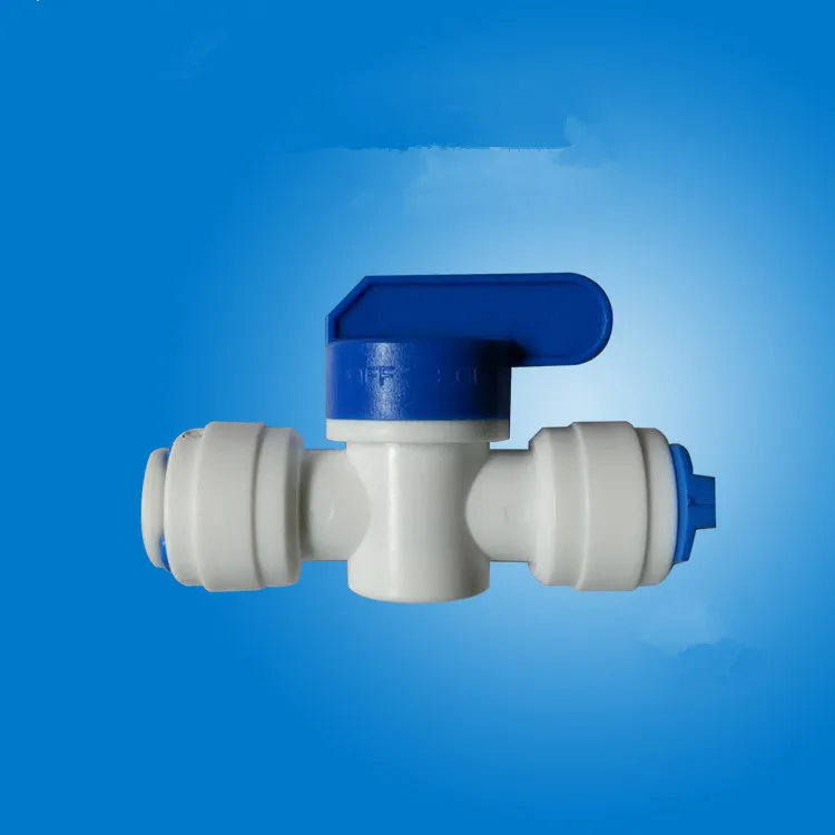 Шаровой кран с встроенным фильтром обратного осмоса 3/8 дюйма|tube quick connect|connect