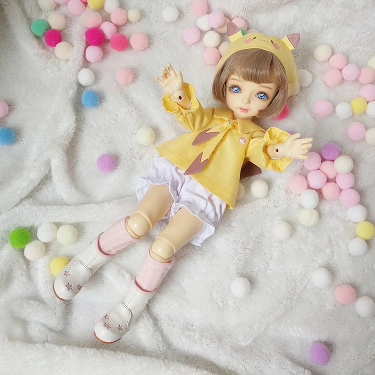 BJD SD куклы Пикачу ткани для 1/3 1/4 1/6 тонкий bjd одежда | Игрушки и хобби