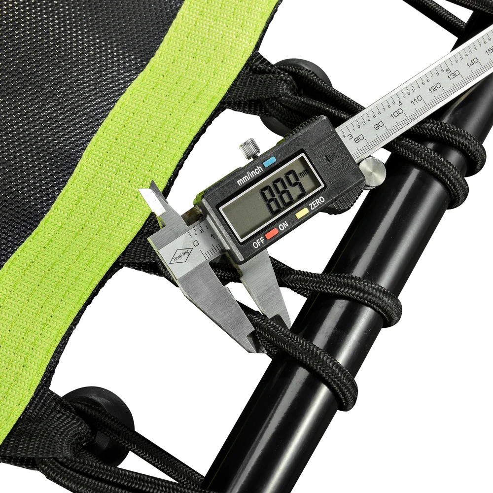 48(inch) Adult fitness trampoline Hexagonal elastic rope with armrest ultra-quiet bouncing bed Fitness assistant | Спорт и