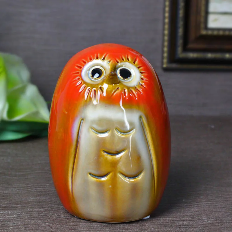 3 шт./компл. Керамика с милой совой украшения ручной работы семейство сов