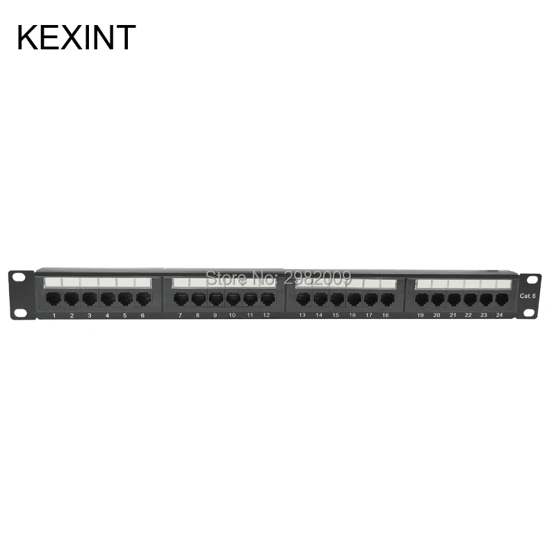 1U 19 дюймов UTP медный Lan кабель 2U CAT5E CAT6 24 48 порт RJ45 сетевая коммутационная