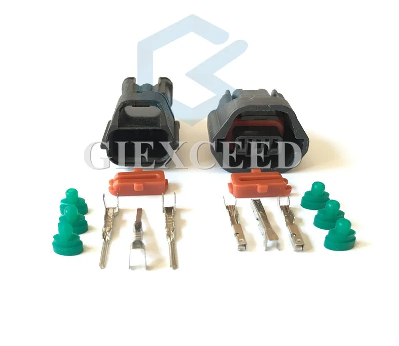 

2 Sets 3 Pin 7283-8730-30 7182-8730-30 Wheel Speed Sensor Socket EVO Mivec Camshaft Sensor Plug For Mitsubishi Nissan Qashqai