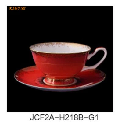 H218B-G1 1 Набор, короткая кофейная чашка из костяного фарфора, керамическая чайная чашка, блюдце, набор ложек, 200 мл, лаконичная Современная фарфоровая чайная чашка 6ZDZ472 - Цвет: H218B-G1