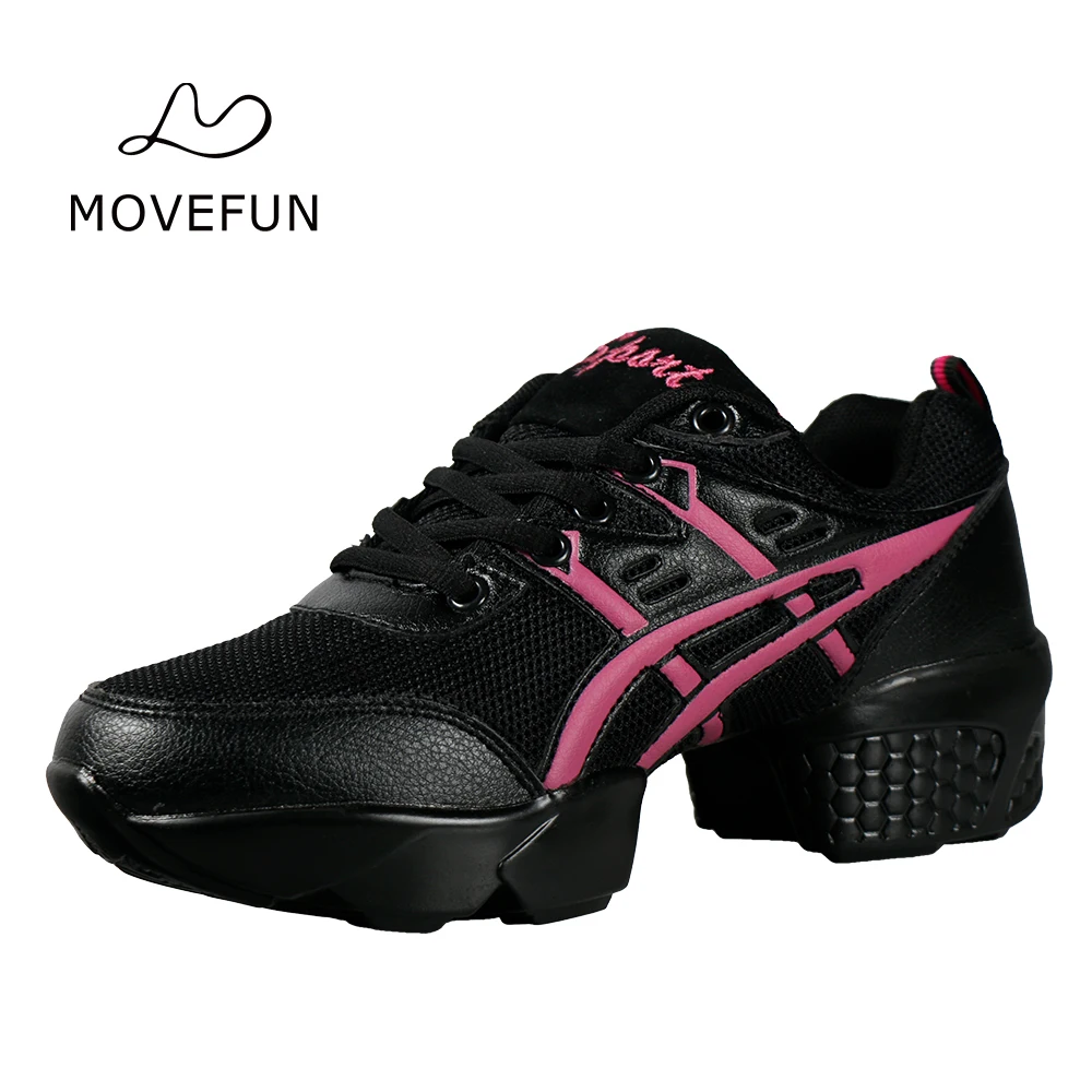 MoveFun/Новинка женские кроссовки обувь для танцев дышащая Нескользящая спортивная