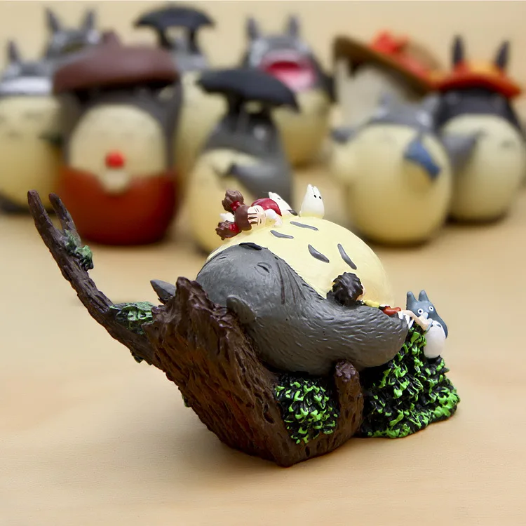 Японское аниме модель Hayao Miyazaki Мой сосед Тоторо и Мэй 9 см полимерная ПВХ