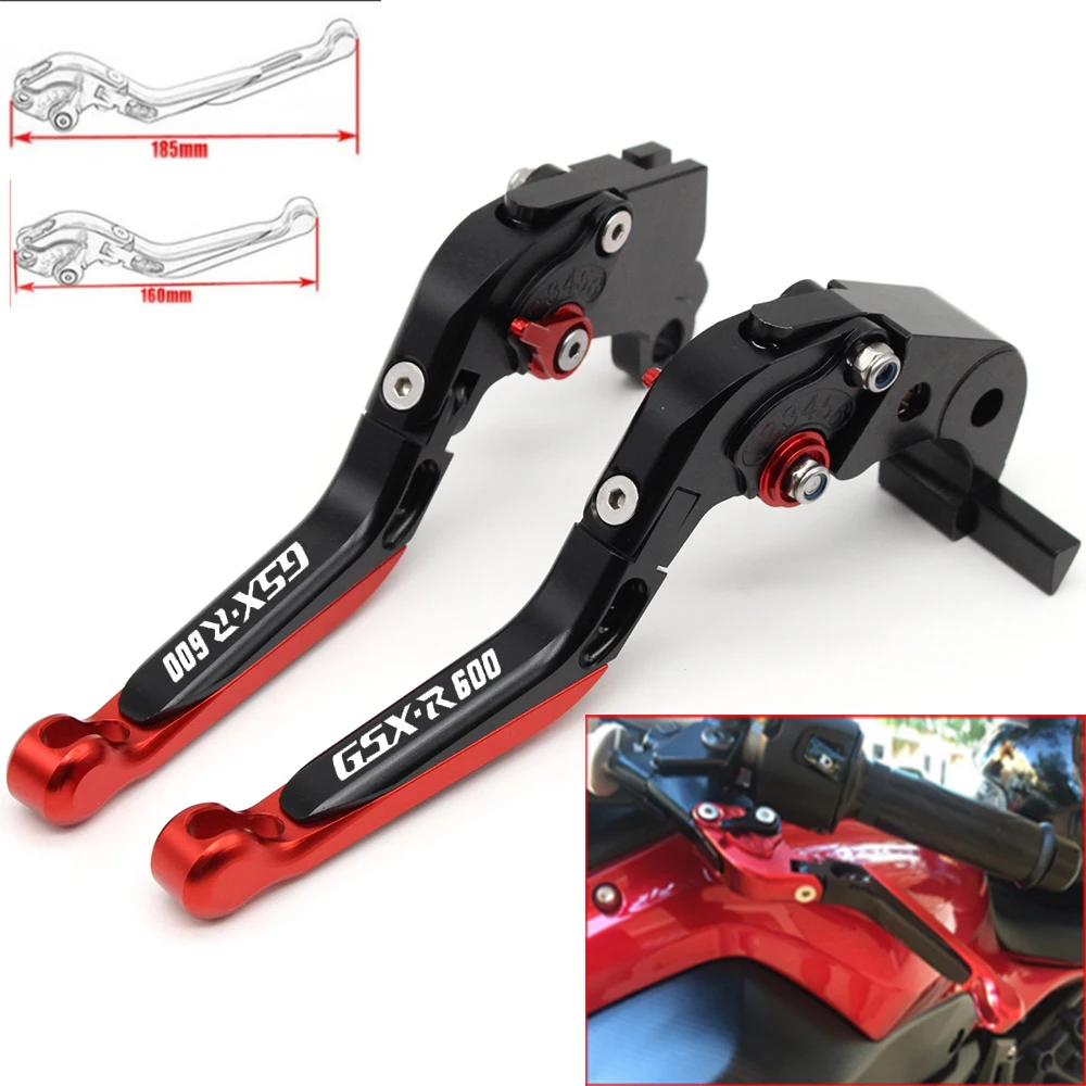 

Регулируемые складные рычаги тормозной муфты для Suzuki GSXR600 2006 2007 2008 2009 2010 с логотипом (GSXR600)