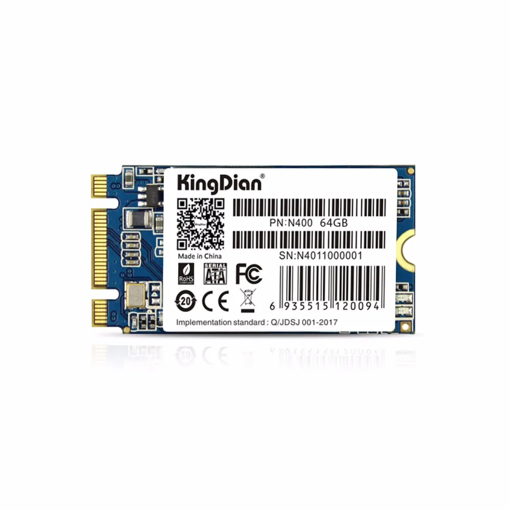 KingDian высокопроизводительный 301/199 Мб/с N400 64 Гб SSD для ПК настольного компьютера