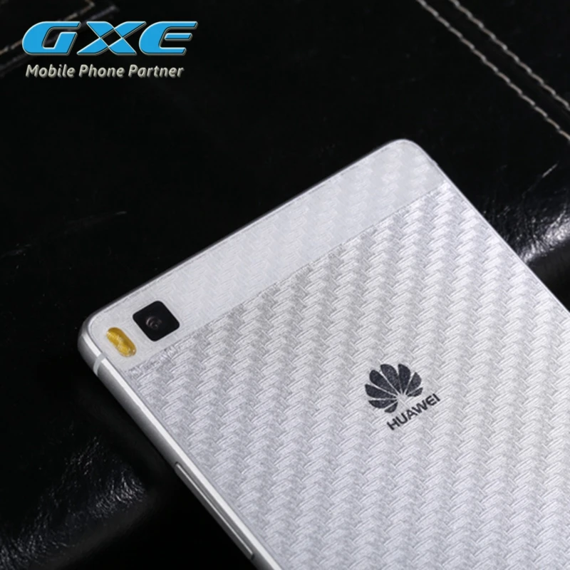 3D Carbon Fibre Skin Sticker (Not Tempered Glass Not Matte Glass)Back Film For Huawei P8 lite Max P7 P8lite 2017 | Мобильные