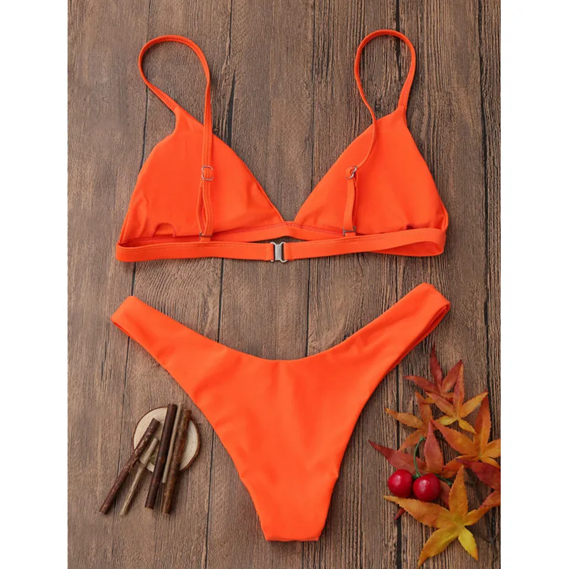 Женский однотонный купальный костюм с чашками пуш ап|bain|bain femme |