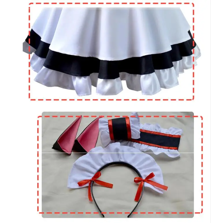 CGCOS Free Ship Cosplay Costume SteinsGate Makise Kurisu Feiris Nyannyan Uniform Halloween Christmas Party | Тематическая одежда и