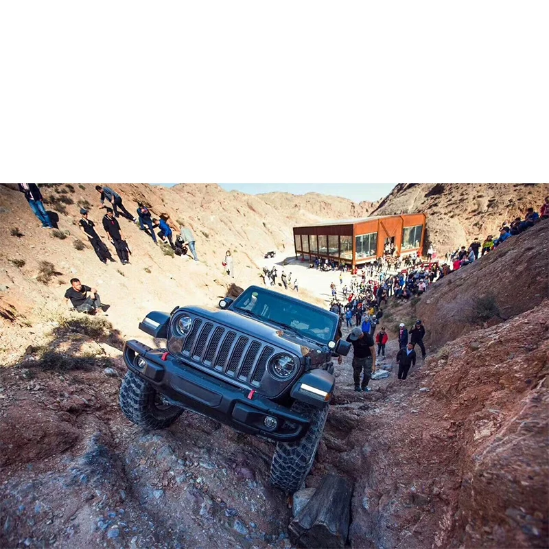 Для Jeep wrangler JL передний и задний стиль заднего бампера с отверстием для камеры