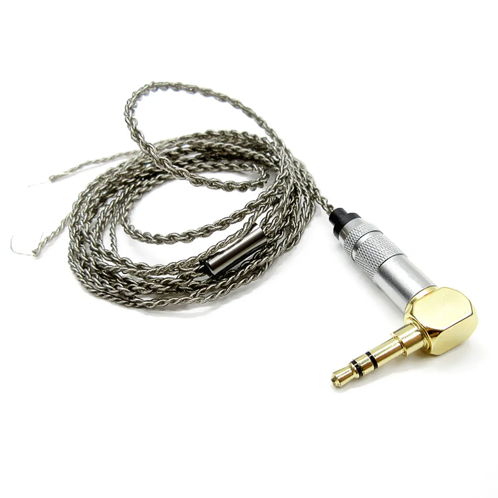 

Original FENGRU 18 shares 4 core single crystal copper plated silver Replacement wire Headset Wire DIY Earphone Maintenance Wire
